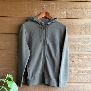 Abercrombie & Fitch Men's Zip Up Hoodie - Dark Gray